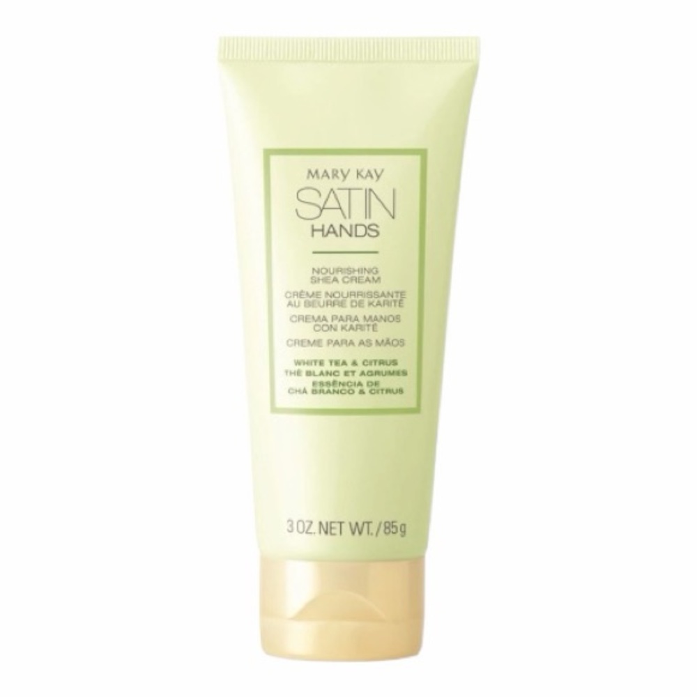 Mary Kay Satin Hands White Tea & Citrus Nourishing Shea Cream 3oz NEW SEALED